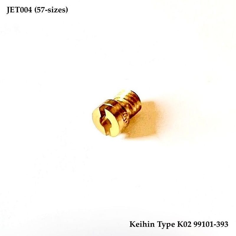 Jet, Main. Keihin Type K02 99101-393. JET004 Jet, Main. Keihin Type K02 99101-393. JET004