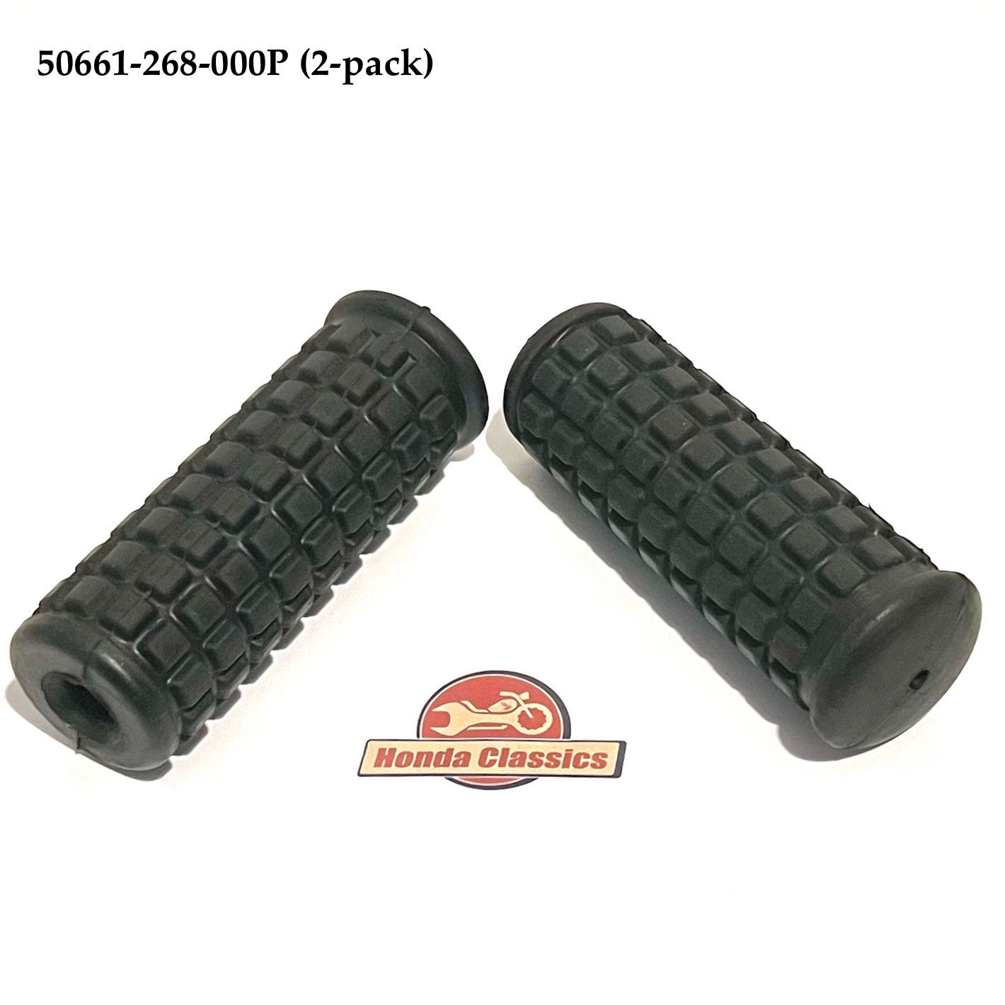 Footrest Step Rubbers (2-pack). 50661-268-000P