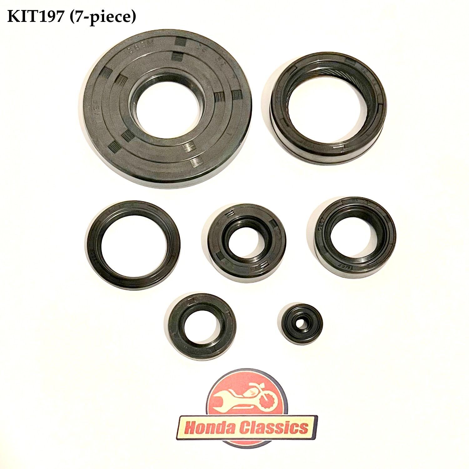 Engine & Gearbox Oil Seal Kit (7-Piece) - KIT197 Engine & Gearbox Oil Seal Kit (7-Piece) - KIT197