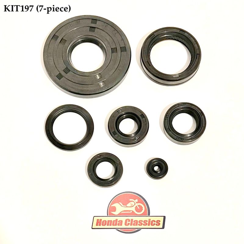 Engine & Gearbox Oil Seal Kit (7-Piece) - KIT197 Engine & Gearbox Oil Seal Kit (7-Piece) - KIT197