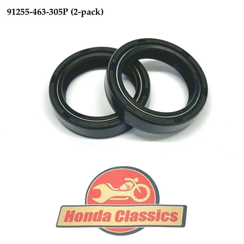 Front Fork Oil Seals (2-pack). 91255-463-305P Front Fork Oil Seals (2-pack). 91255-463-305P
