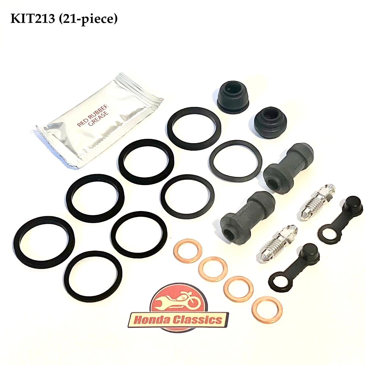 Front Brake Caliper Repair Kit (21-piece) - KIT213 Front Brake Caliper Repair Kit (21-piece) - KIT213