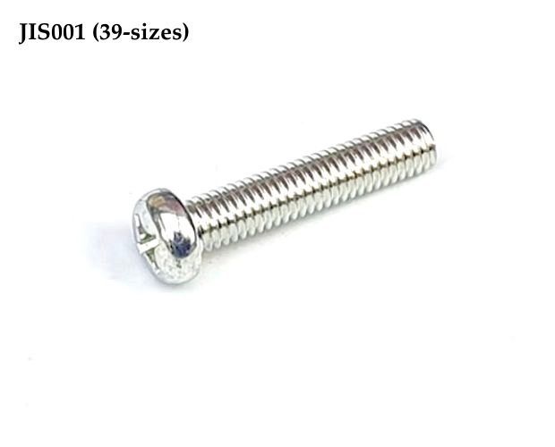 JIS Pan-Head Screws 'Made in Japan' - Many Sizes. JIS001 JIS Pan-Head Screws 'Made in Japan' - Many Sizes. JIS001