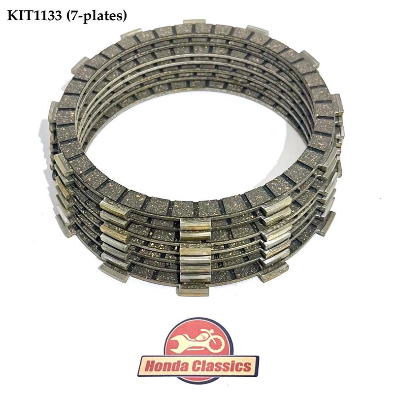 Clutch Friction Plate Set (7-piece) - KIT1133 Clutch Friction Plate Set (7-piece) - KIT1133