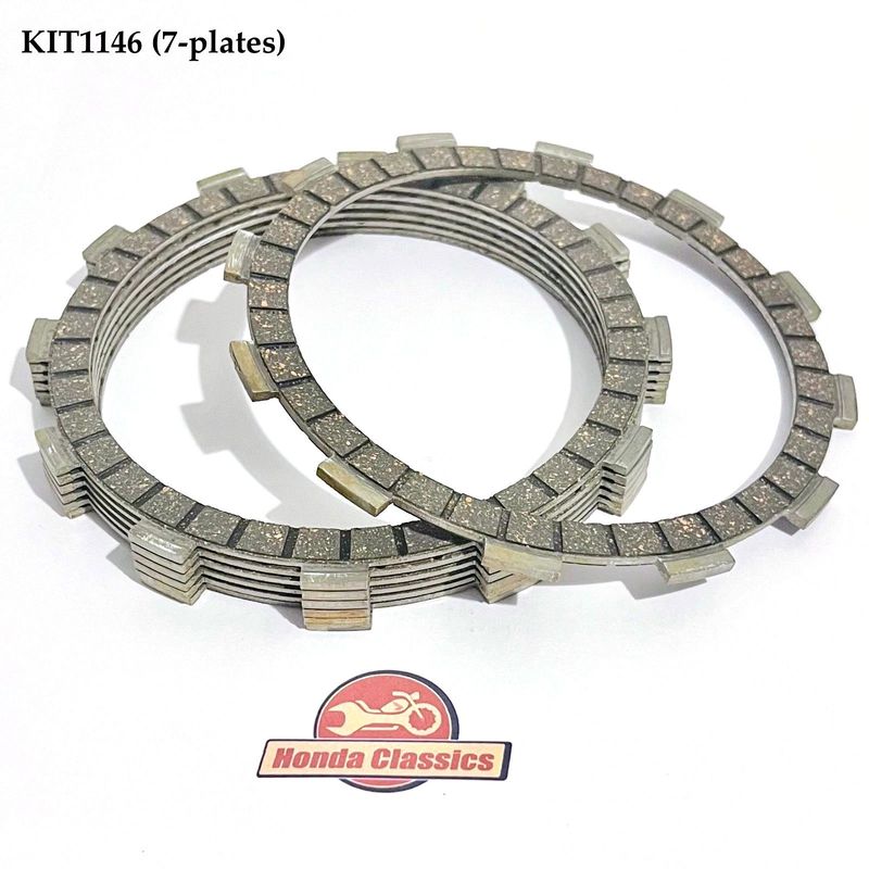 Clutch Friction Plate Set (7-piece) - KIT1146 Clutch Friction Plate Set (7-piece) - KIT1146