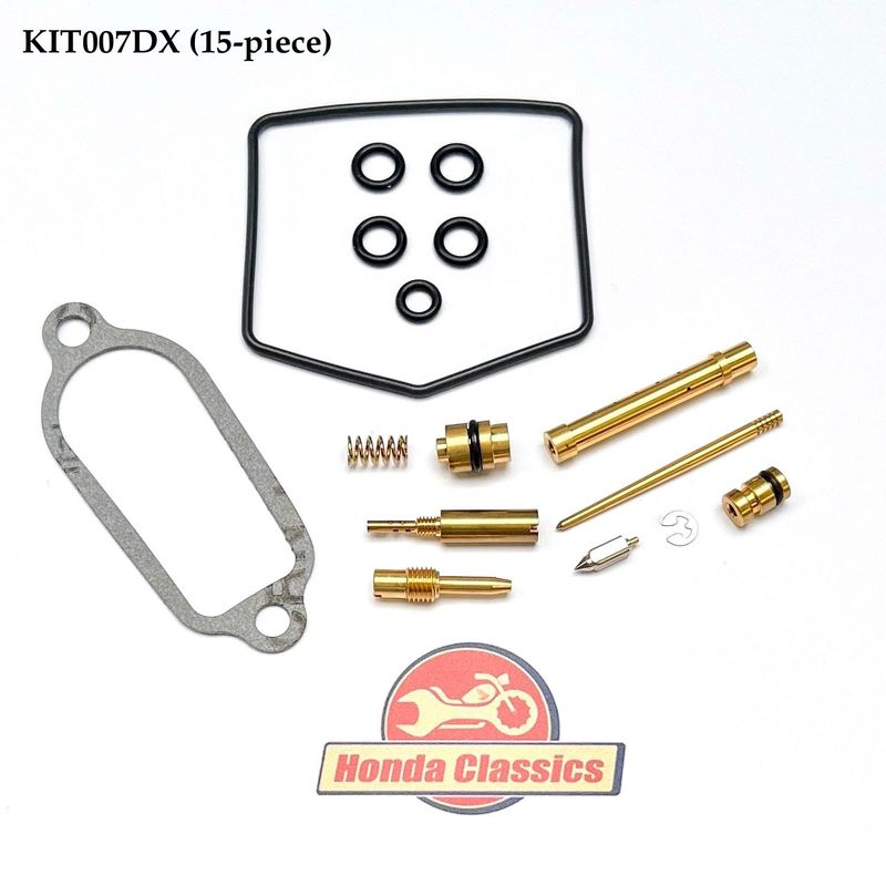 Carburettor Service Repair Kit (15-piece) - KIT007DX