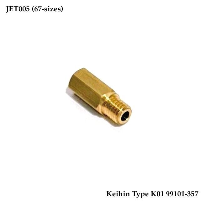 Jet, Main. Keihin Type K01 99101-357. JET005 Jet, Main. Keihin Type K01 99101-357. JET005