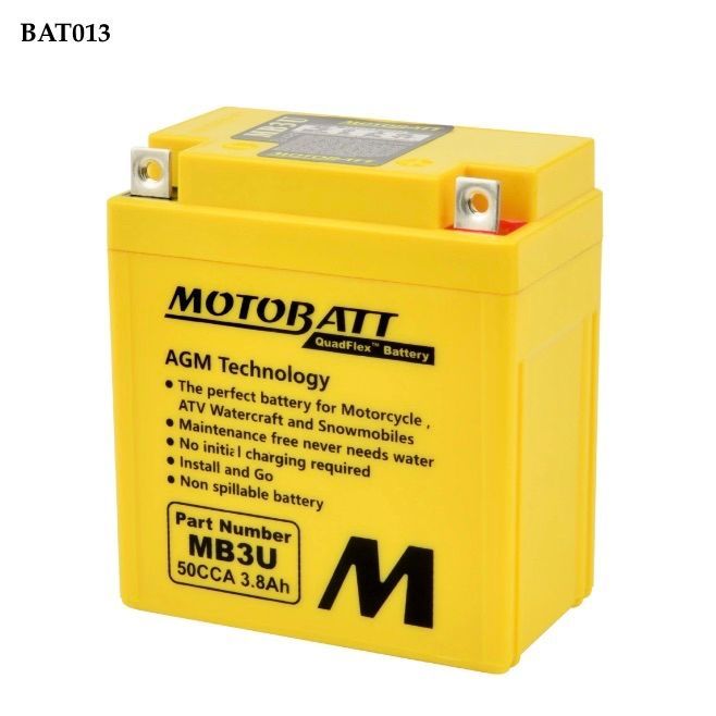 Battery, Motobatt MB3U. BAT013 Battery, Motobatt MB3U. BAT013