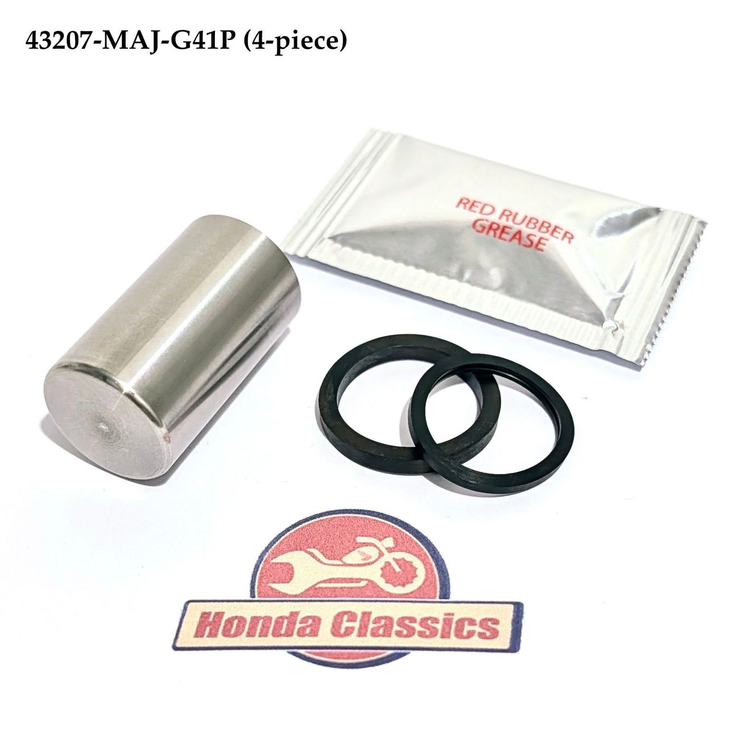 Brake Caliper Piston Stainless-Steel & Seals. 43207-MAJ-G41P Brake Caliper Piston Stainless-Steel & Seals. 43207-MAJ-G41P