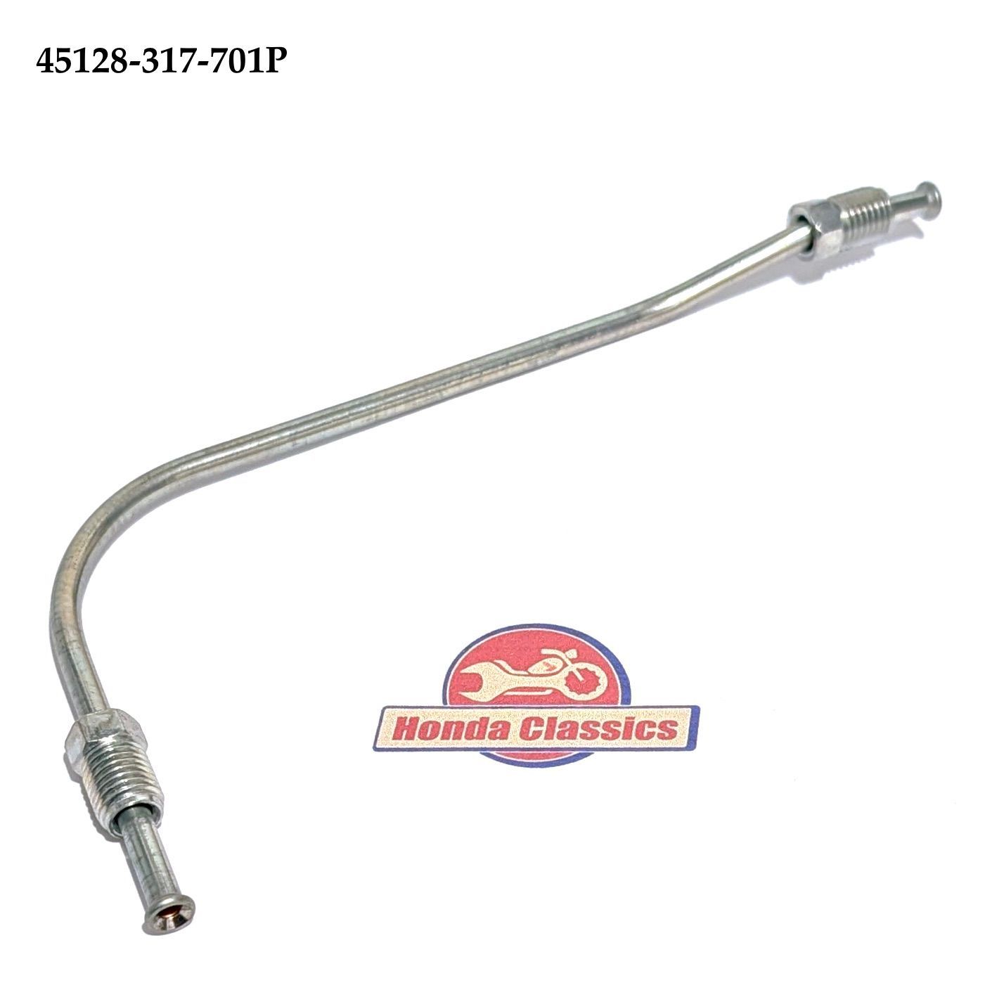 Front Brake Pipe, to Caliper. 45128-317-701P Front Brake Pipe, to Caliper. 45128-317-701P