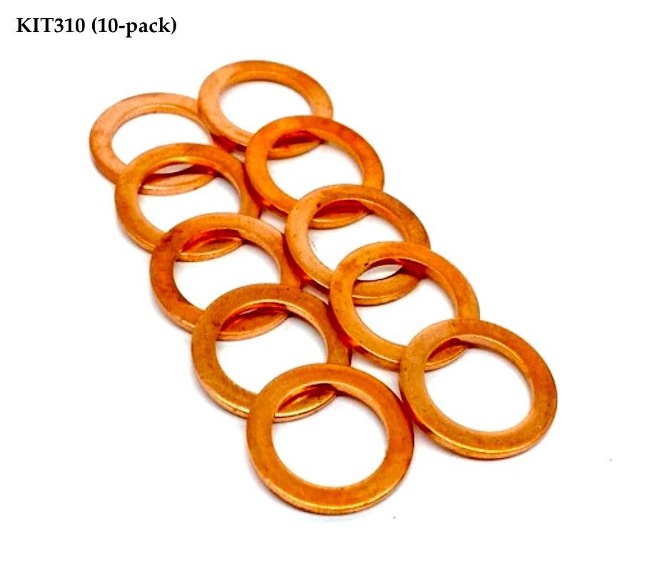 Brake Banjo Bolt Copper Crush Washers (10-pack) - KIT310 Brake Banjo Bolt Copper Crush Washers (10-pack) - KIT310
