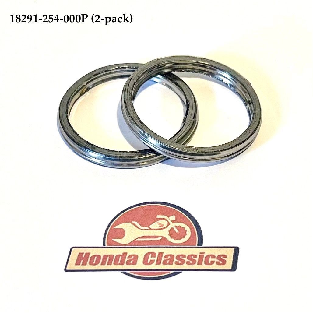 Exhaust Gasket Set, Aluminium (2-pack). 18291-254-000P