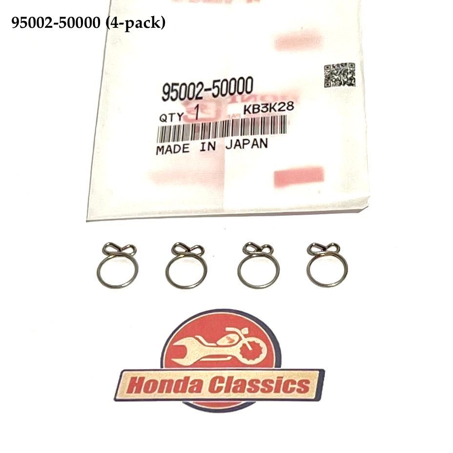 Clips, Fuel Line Tube Pipe (4-pack). 95002-50000 Clips, Fuel Line Tube Pipe (4-pack). 95002-50000