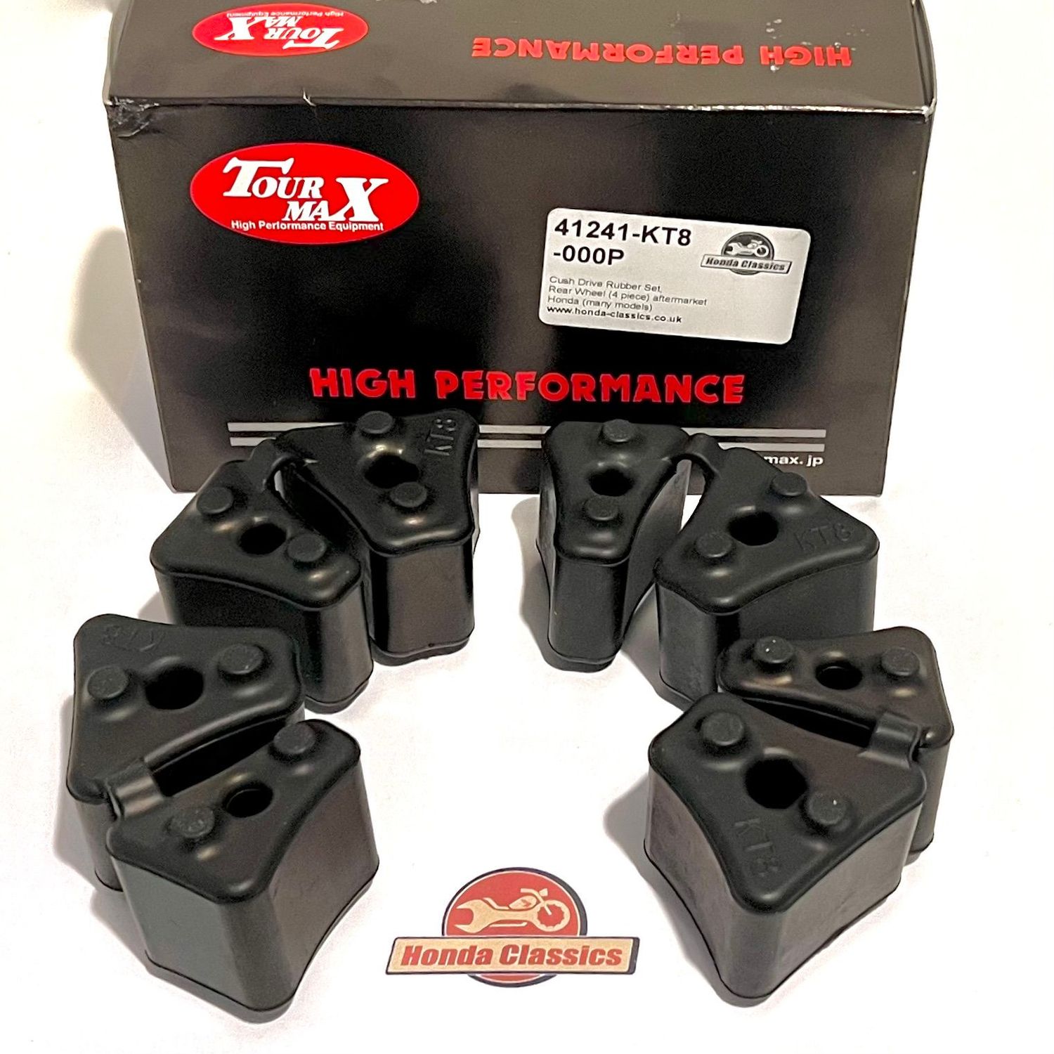 Rear Wheel Cush Drive Rubber Damper Set (4-piece) 41241-KT8-000P