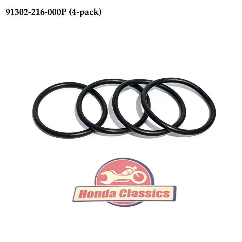 O-Ring, Tappet Cap Cover (4-pack). 91302-216-000P O-Ring, Tappet Cap Cover (4-pack). 91302-216-000P