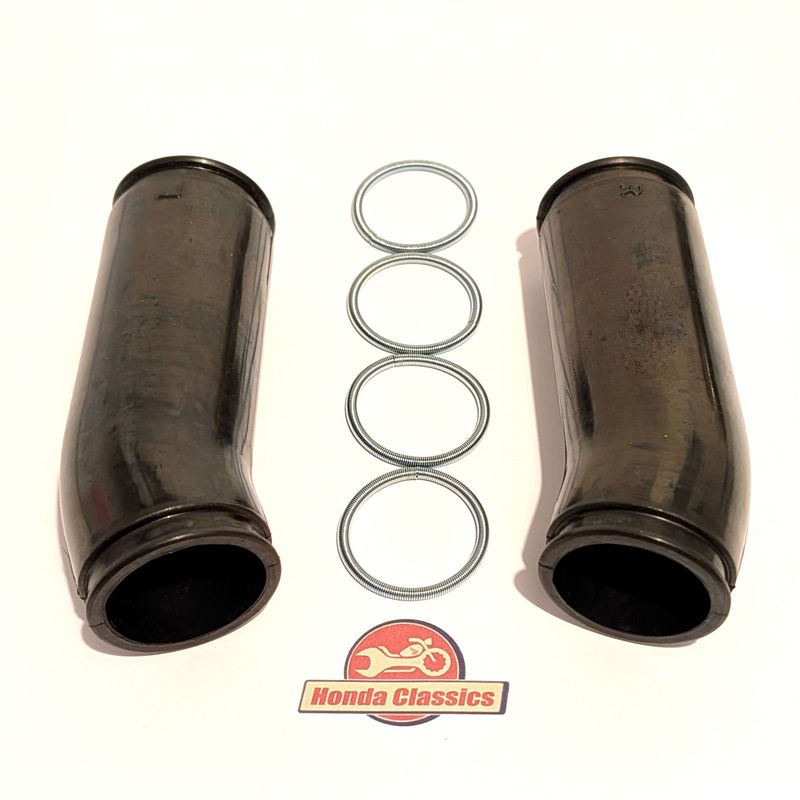 Air Filter Intake Tube Rubbers & Clips Set (Pair) - KIT230