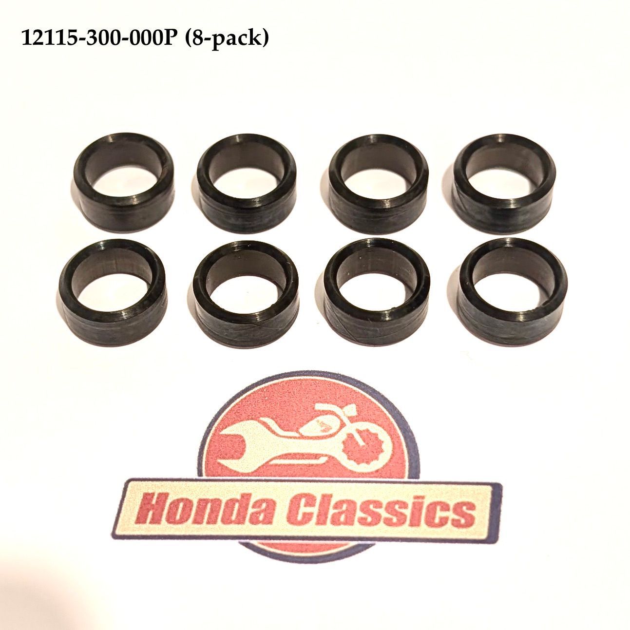 Cylinder Head Rubber Packing Seals (8-pack). 12115-300-000P