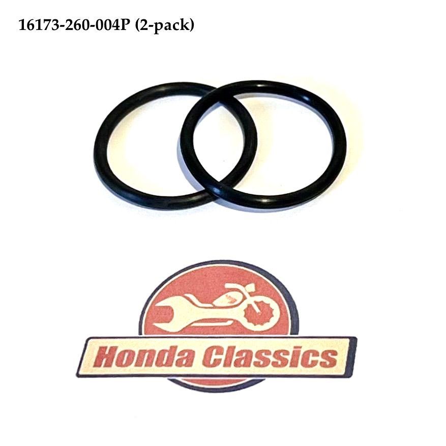 Carburettor Inlet Manifold & Insulator Block O-Ring, 305cc (2-pack). 16173-260-004P Carburettor Inlet Manifold & Insulator Block O-Ring, 305cc (2-pack). 16173-260-004P