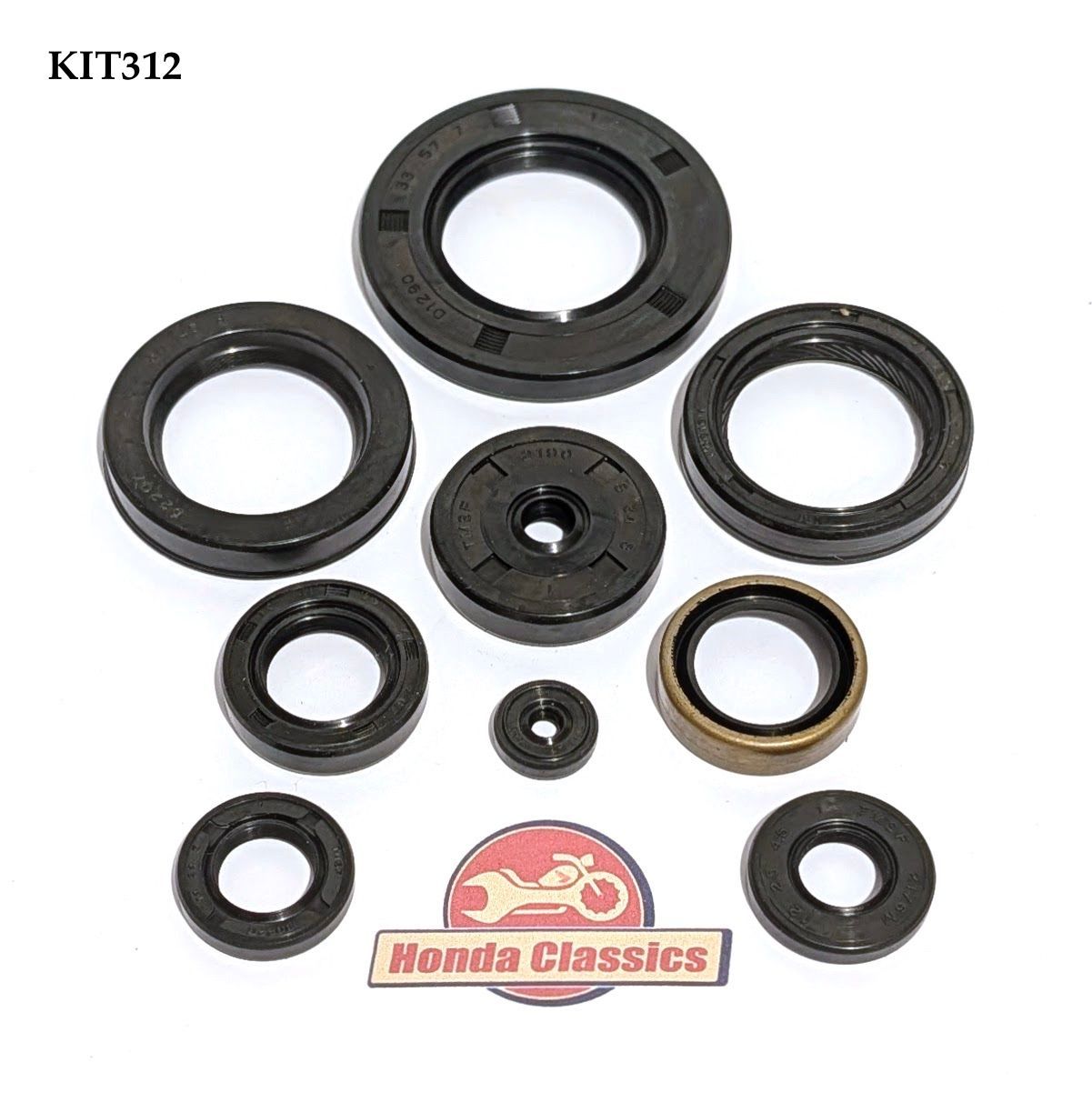 Engine & Gearbox Oil Seal Kit, 9-Piece - KIT312 Engine & Gearbox Oil Seal Kit, 9-Piece - KIT312