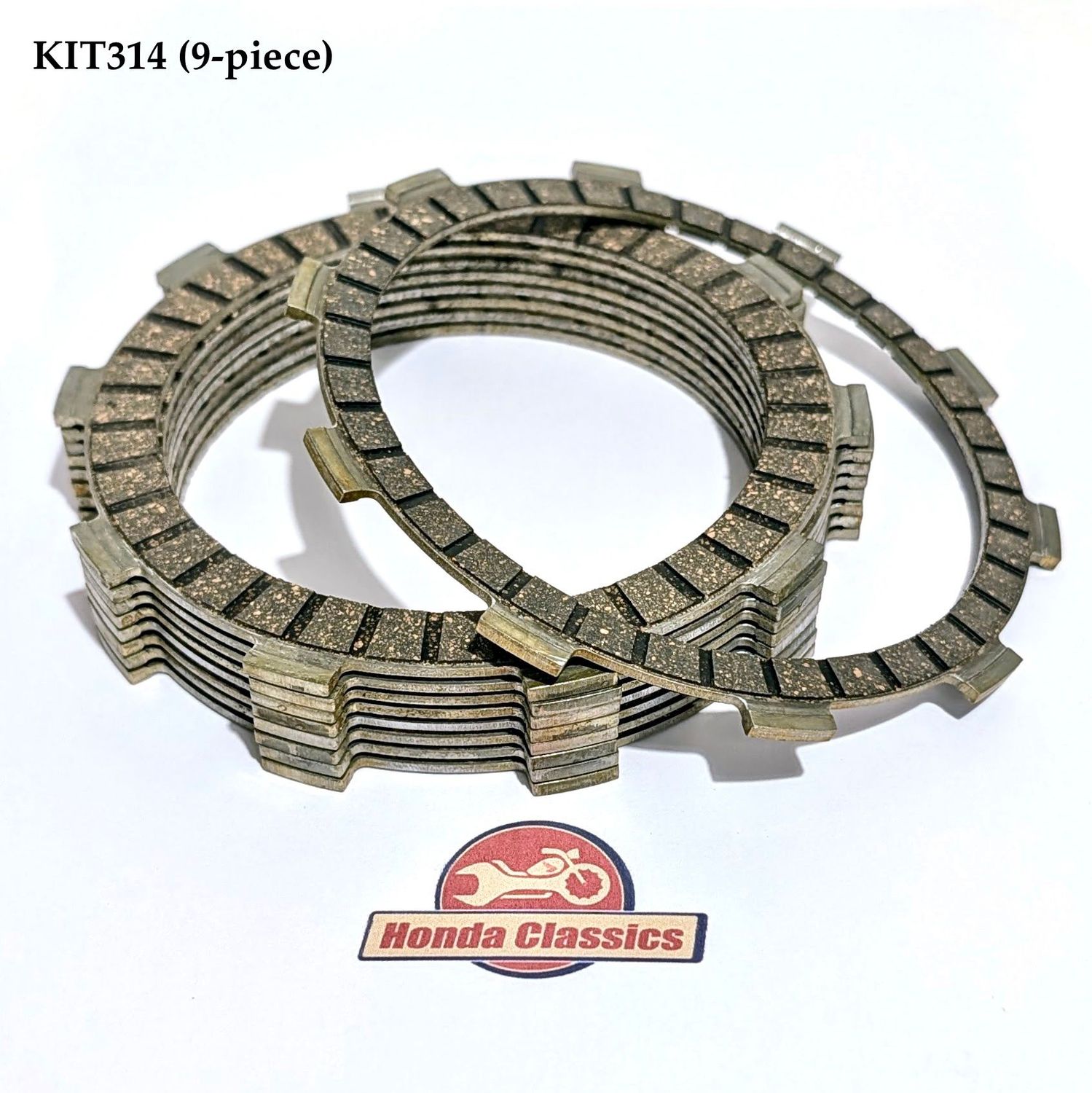 Clutch Friction Plate Set (9-piece) - KIT314 Clutch Friction Plate Set (9-piece) - KIT314