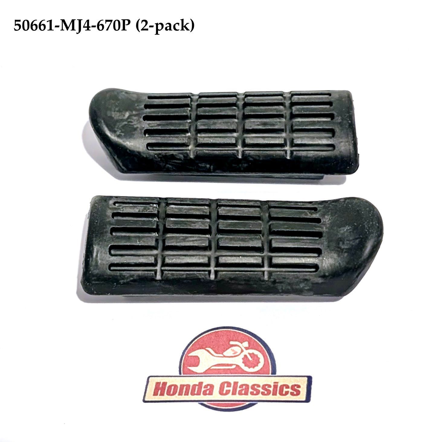Footrest Rubbers, Front (Pair) 50661-MJ4-670P Footrest Rubbers, Front (Pair) 50661-MJ4-670P
