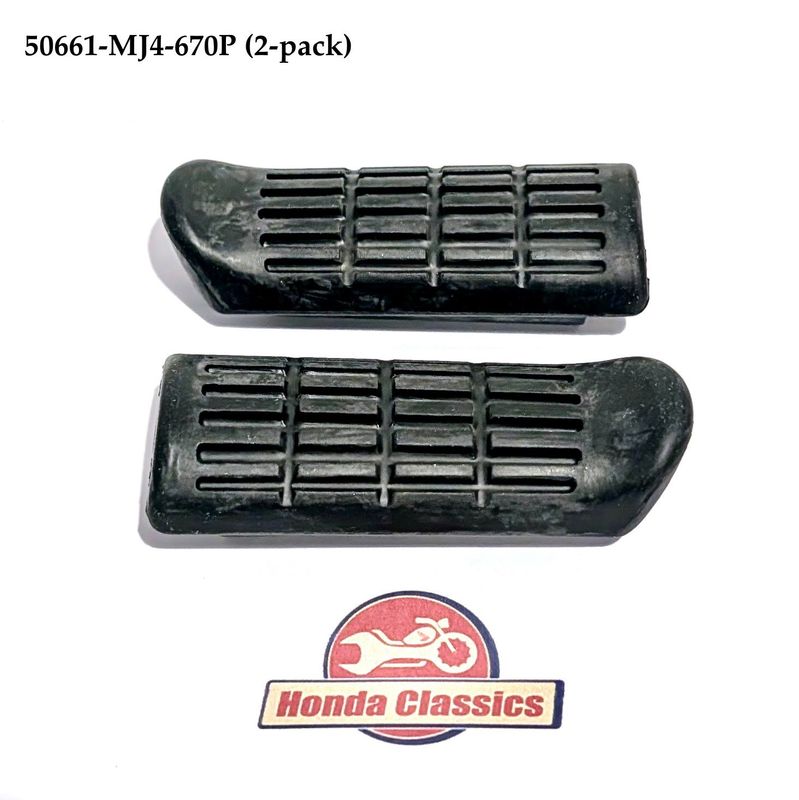 Footrest Rubbers, Front (Pair) 50661-MJ4-670P