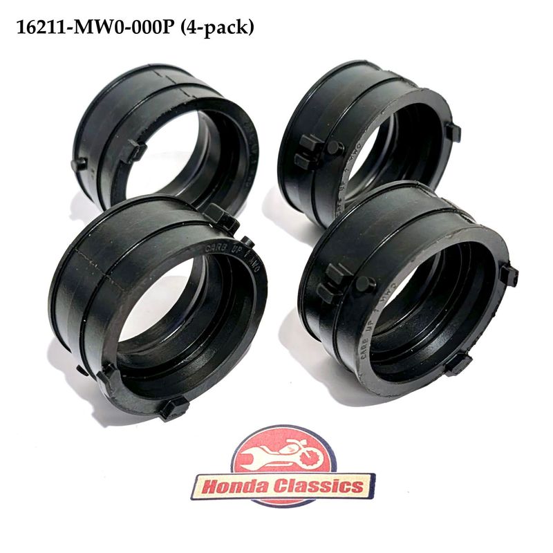 Carburettor Inlet Insulator Rubbers (4-pack) 16211-MW0-000P