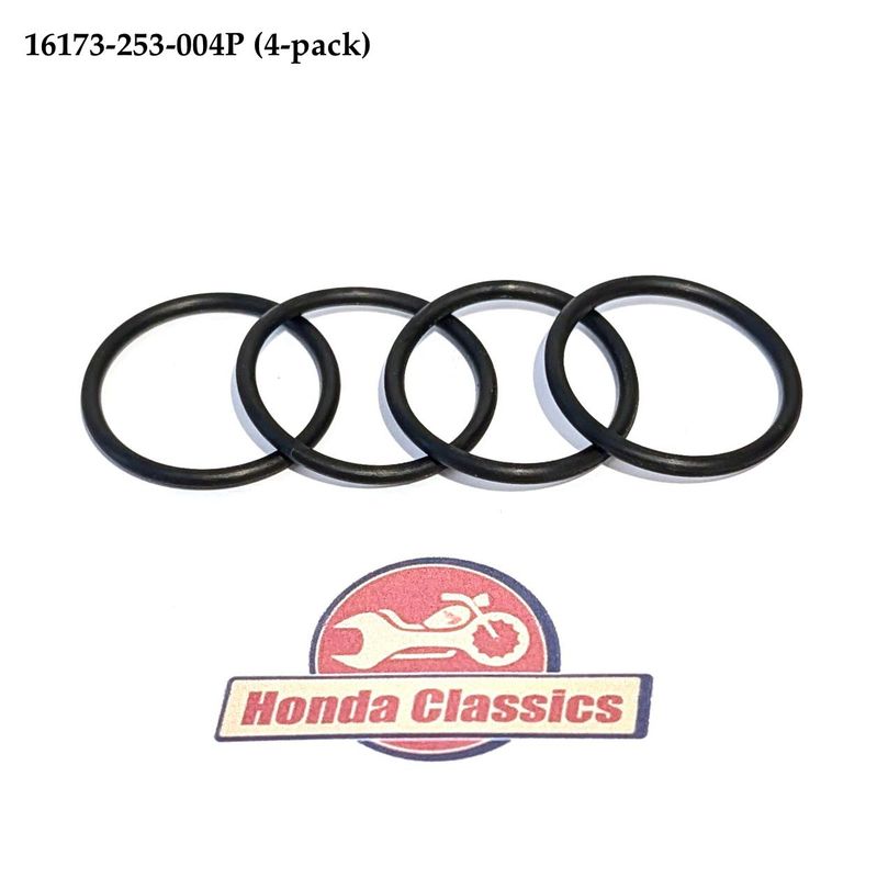 Carburettor Inlet Manifold O-Ring (4-pack). 16173-253-004P Carburettor Inlet Manifold O-Ring (4-pack). 16173-253-004P
