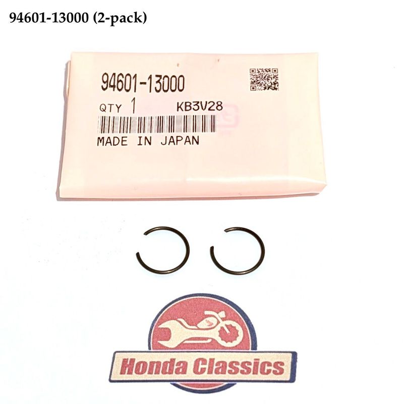 Piston Circlip, 13mm (2-pack) 94601-13000 Piston Circlip, 13mm (2-pack) 94601-13000