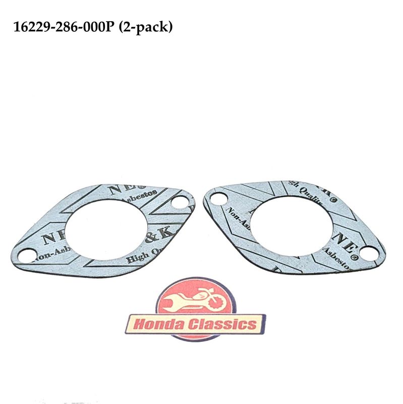 Gasket, Carburettor Inlet (2-pack). 16229-286-000P Gasket, Carburettor Inlet (2-pack). 16229-286-000P