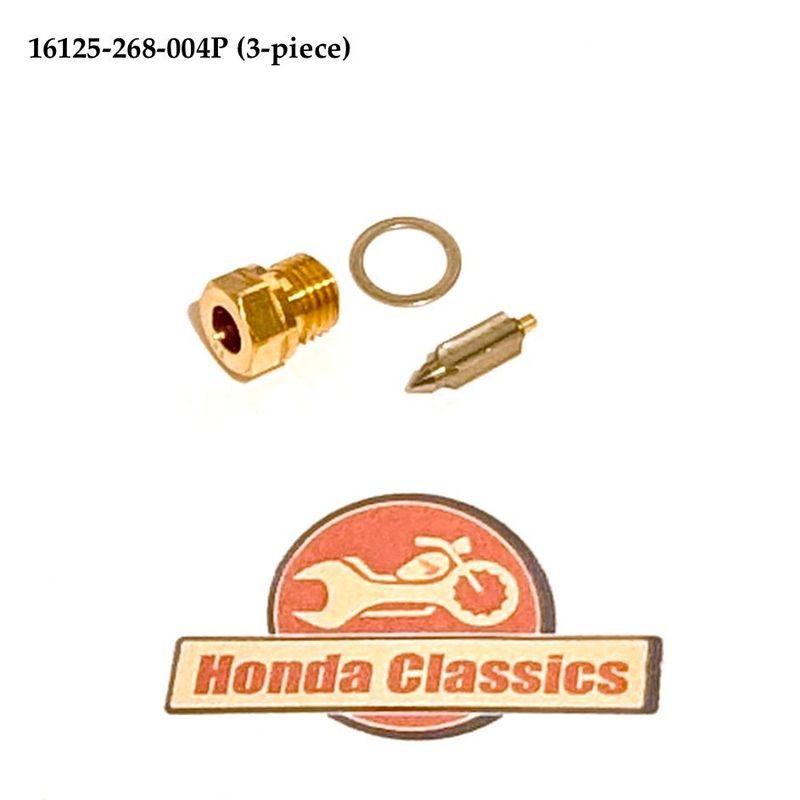Carburettor Float Valve Set (3-piece). 16125-268-004P Carburettor Float Valve Set (3-piece). 16125-268-004P