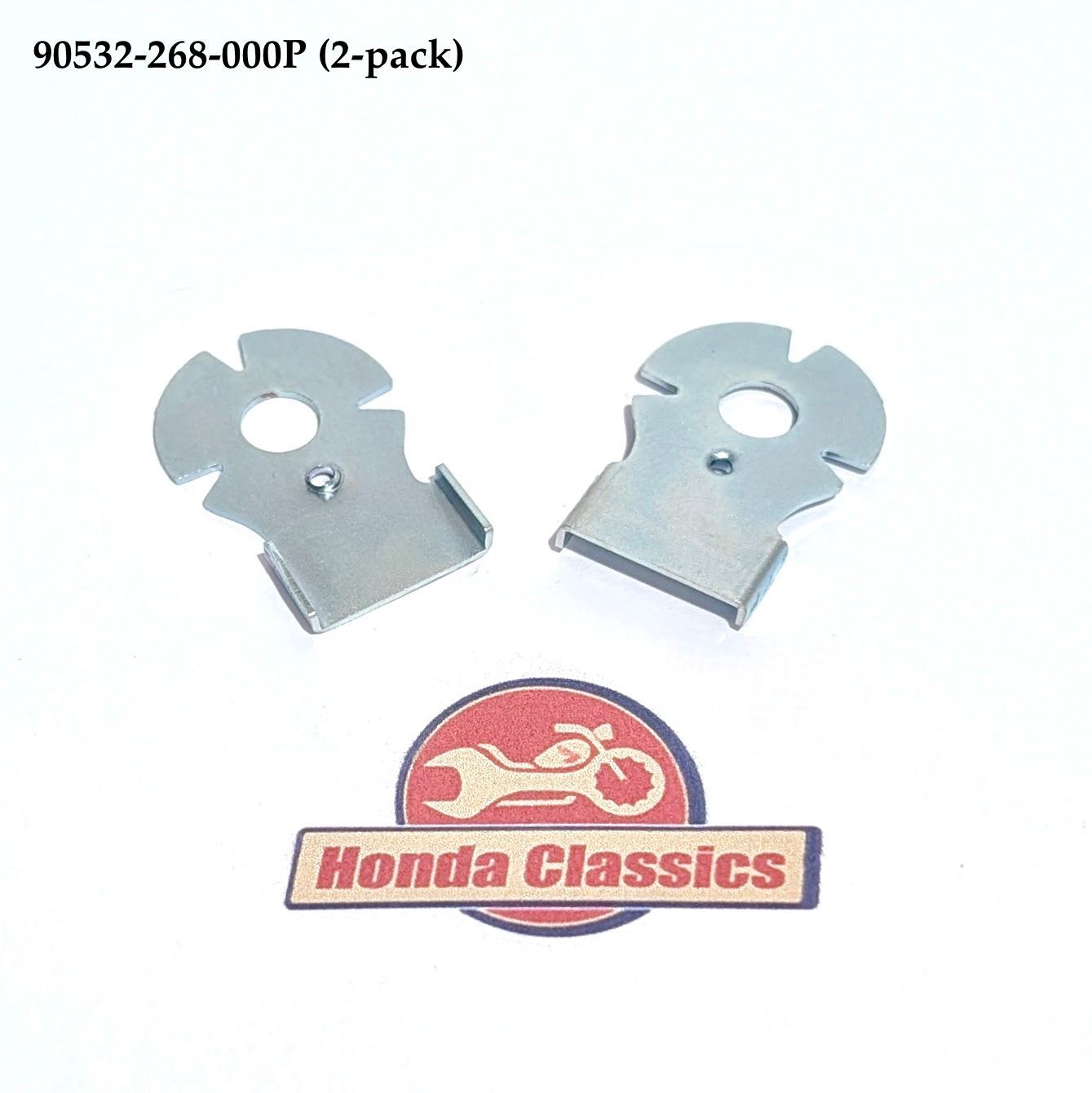 Locking Tab Washer, Front Brake Arm/Stopper (2-pack) 90532-268-000P