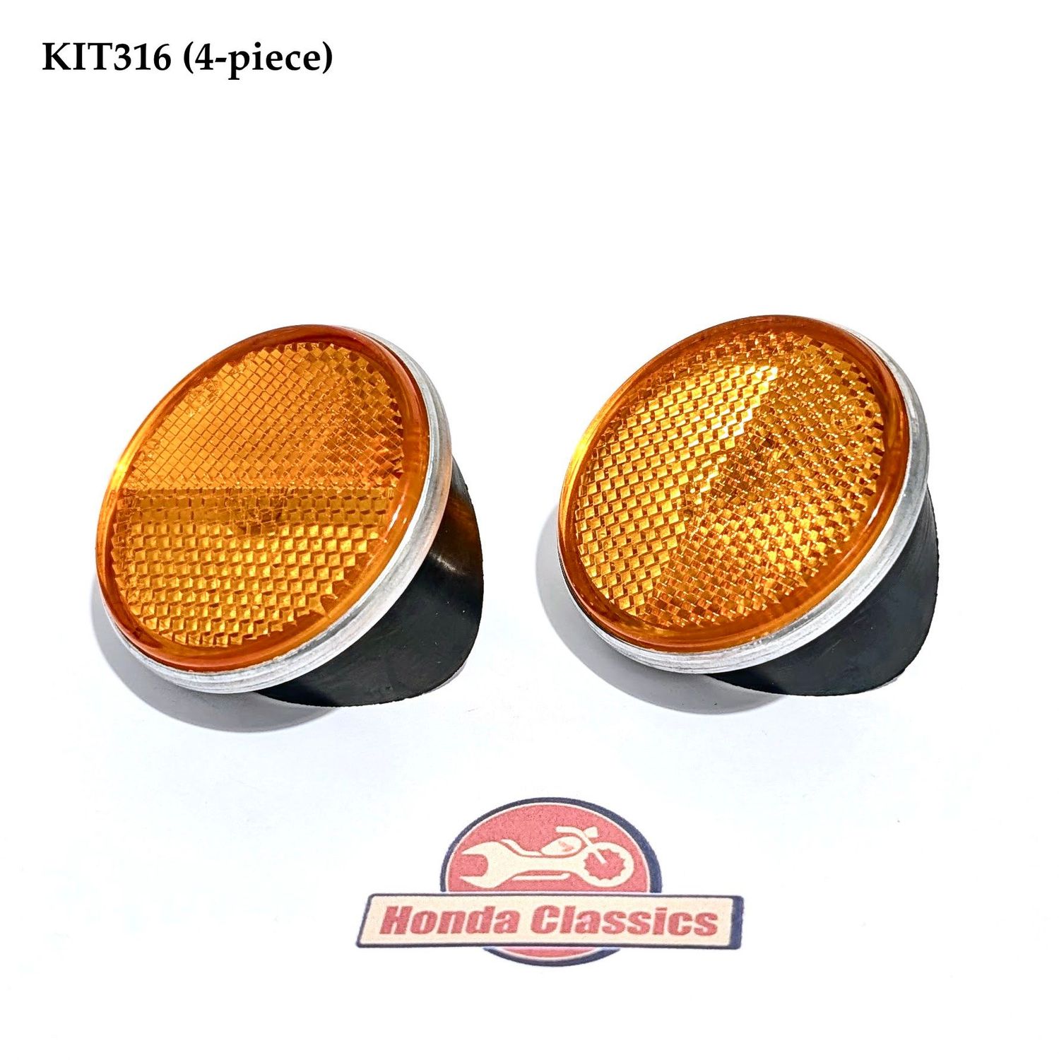 Reflex Reflectors & Rubber Base Set (4-piece). KIT316 Reflex Reflectors & Rubber Base Set (4-piece). KIT316