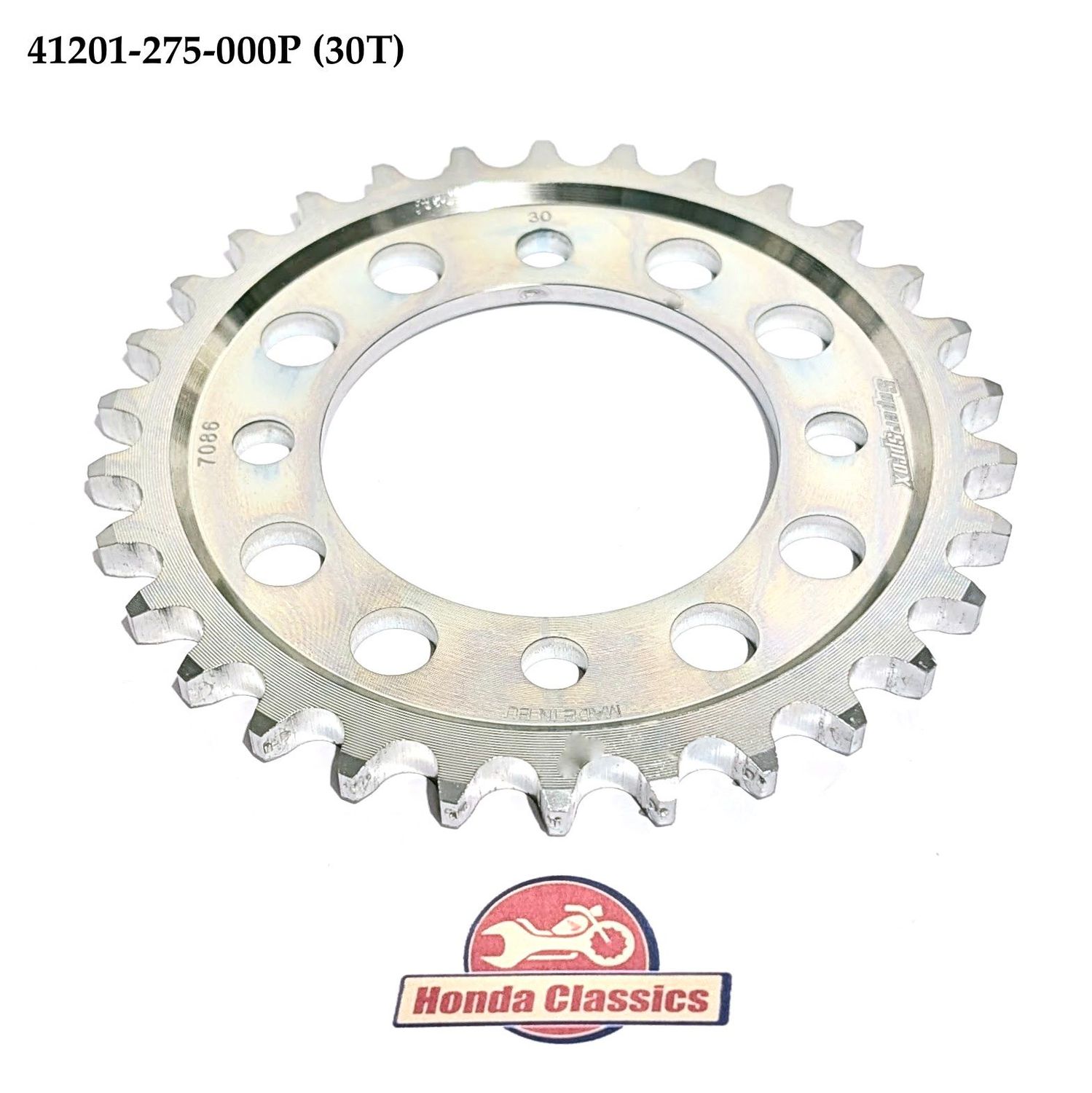Sprocket, Rear Wheel (30T). 41201-275-000P