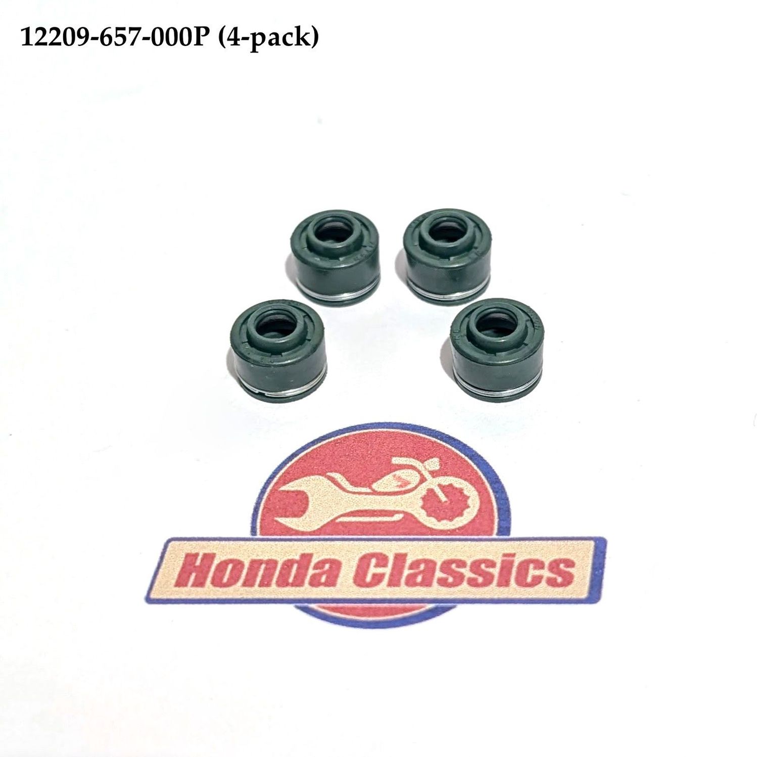 Oil Seal, Valve Guide (4-pack). 12209-657-000P Oil Seal, Valve Guide (4-pack). 12209-657-000P