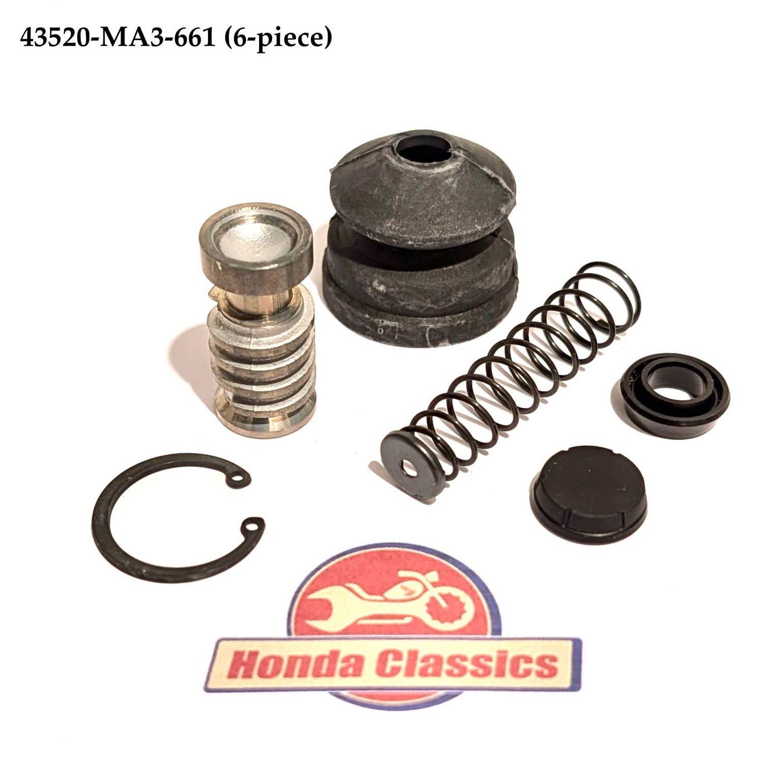 Rear Brake Master Cylinder Repair Kit (6-piece). 43520-MA3-661 Rear Brake Master Cylinder Repair Kit (6-piece). 43520-MA3-661