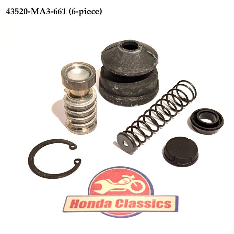 Rear Brake Master Cylinder Repair Kit (6-piece). 43520-MA3-661 Rear Brake Master Cylinder Repair Kit (6-piece). 43520-MA3-661