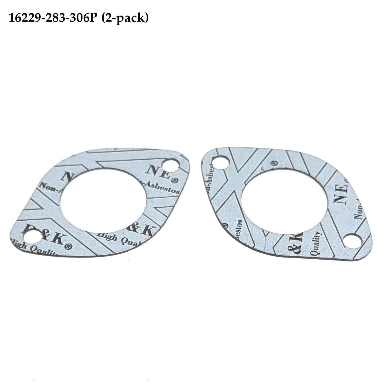 Carburettor Insulator Gasket (2-pack). 16229-283-306P Carburettor Insulator Gasket (2-pack). 16229-283-306P