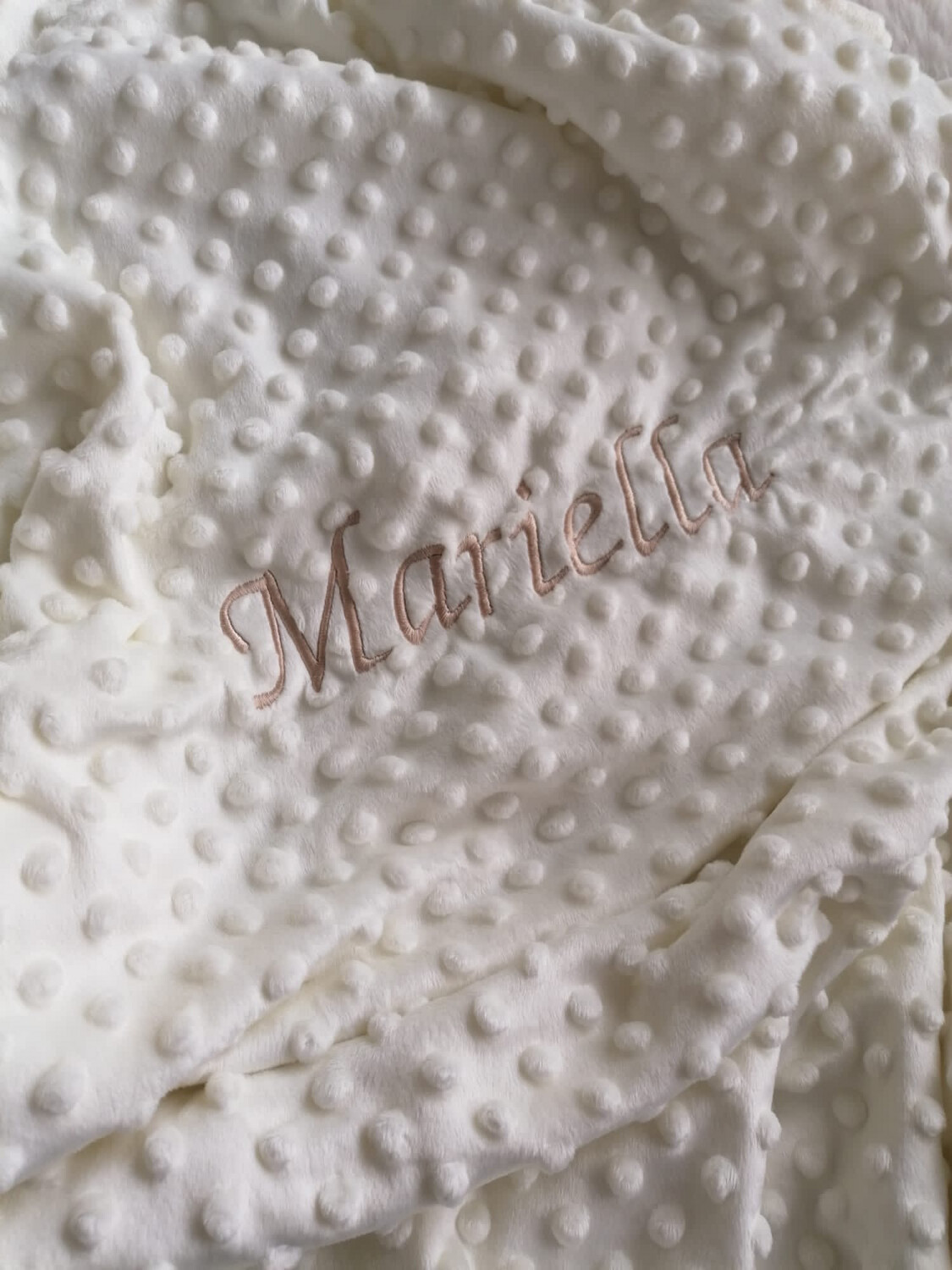 Babydecke bestickt mit Name *Druckschrift* siehe Bilder