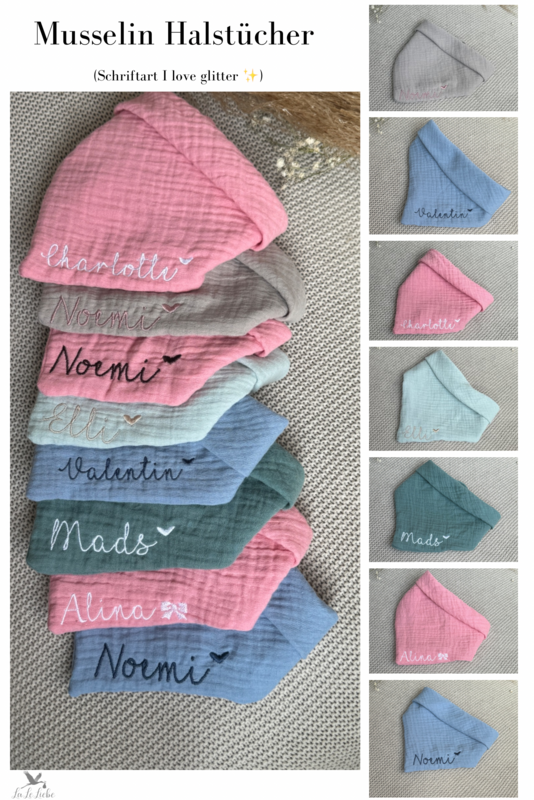 Halstuch Baby, Dreieckstuch Baby, Babygeschenke mit Name, Sabbertuch Baby, Halstuch Baby personalisiert, Geschenk Geburt, Musselintuch Baby