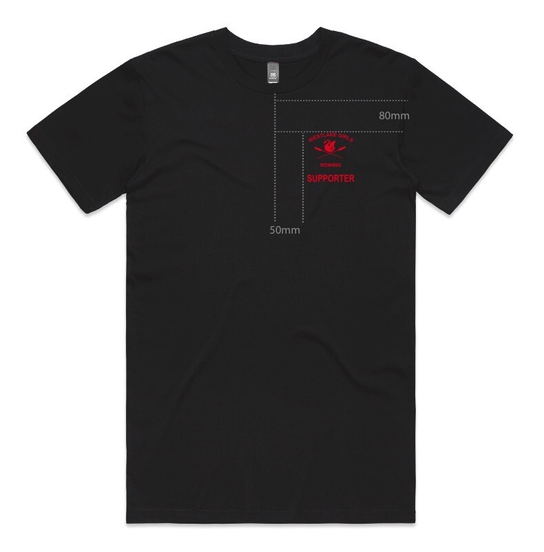Supporter Staple Tee - Unisex - Black or White (WGR008)