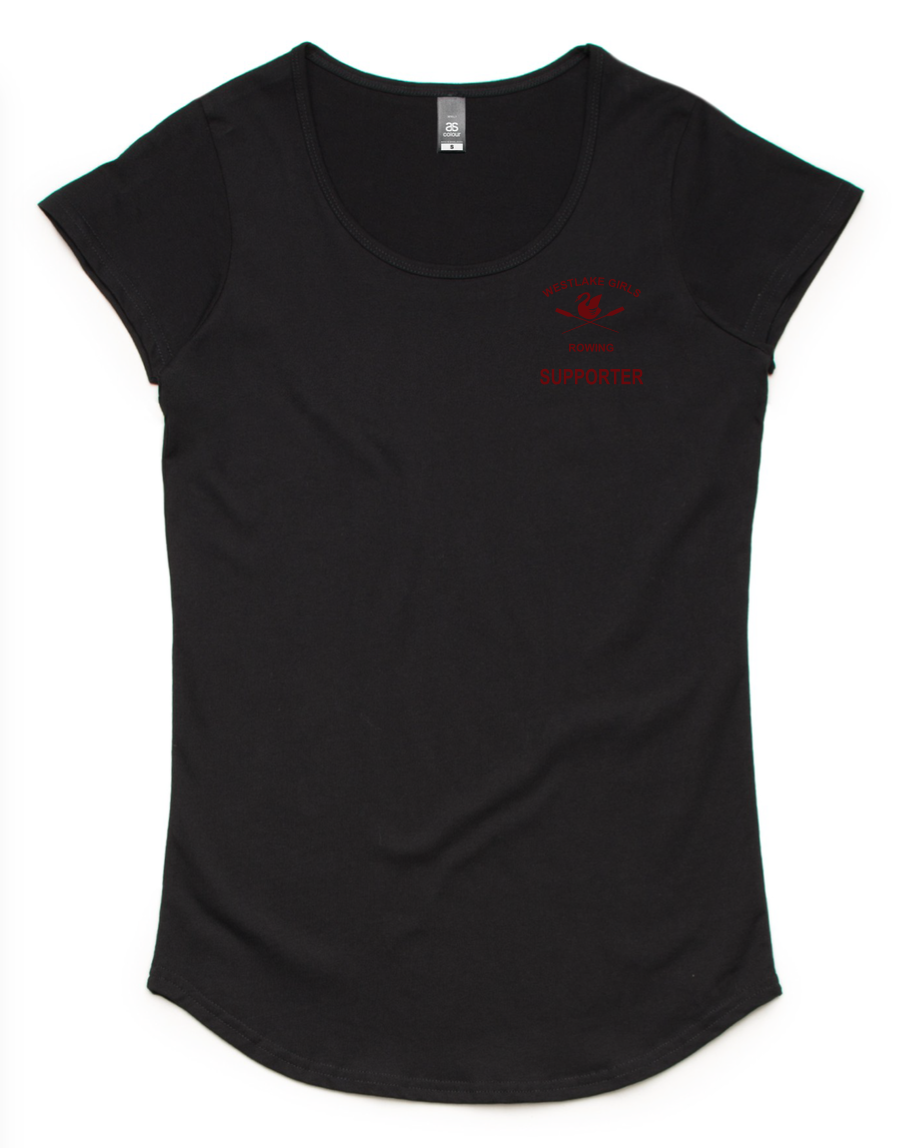 Support Crew Women's Mali Tee - Black or White (WGR007)