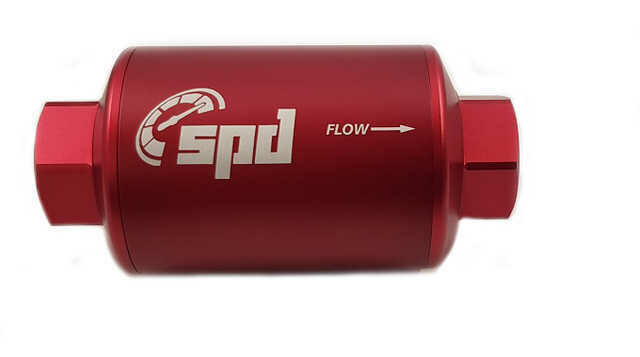 SPD Polttoainesuodatin siro 100 micron E85 punainen (esisuodatin)