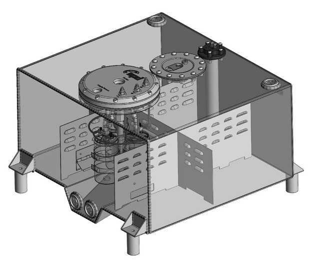 SPD Fuel cell 60L kit (600hp sis. Suodatin)