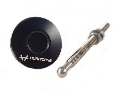 Hurricane - Push-Clips pikalukko 31,5mm Musta