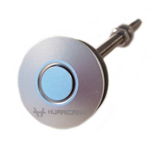Hurricane - Push-Clips pikalukko 31,5mm Hopea