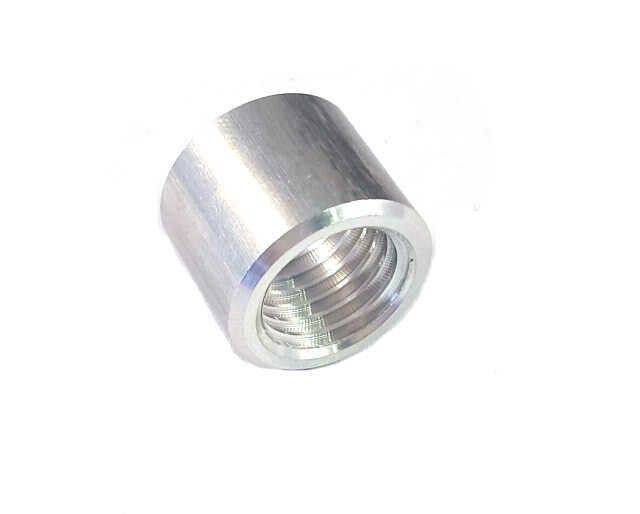 Hitsattava liitin M12 x 1.5 naaras Alumiini