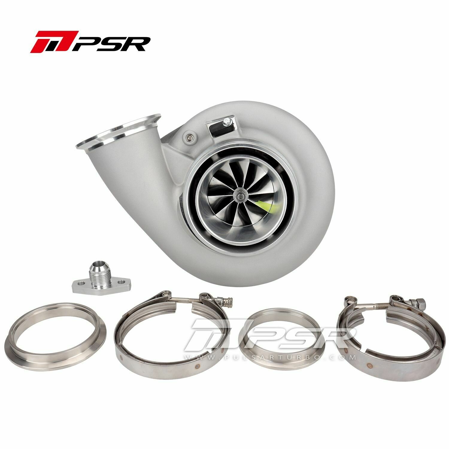 G42-1450 DBB,  Billet Comp. Wheel, dual v-band 1.28A/R