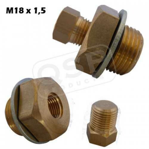 Tyhjennysproppu 1/8NPT anturijengalla, M16x1.5
