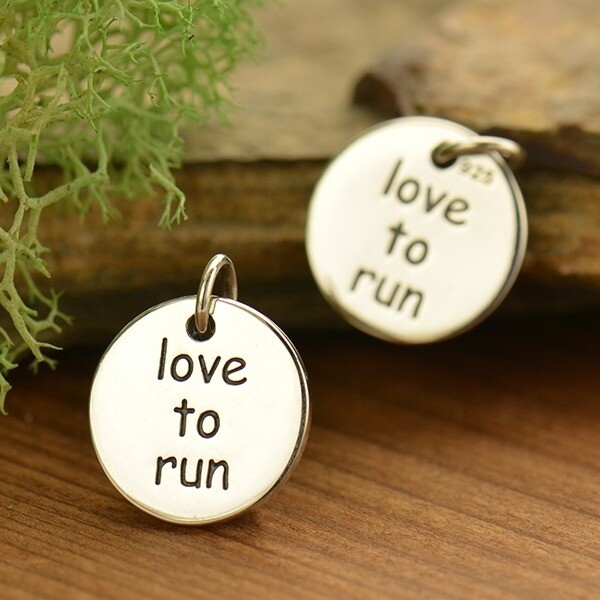 Love to Run  Marathon Charms